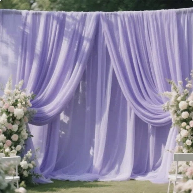 Purple Chiffon Backdrop