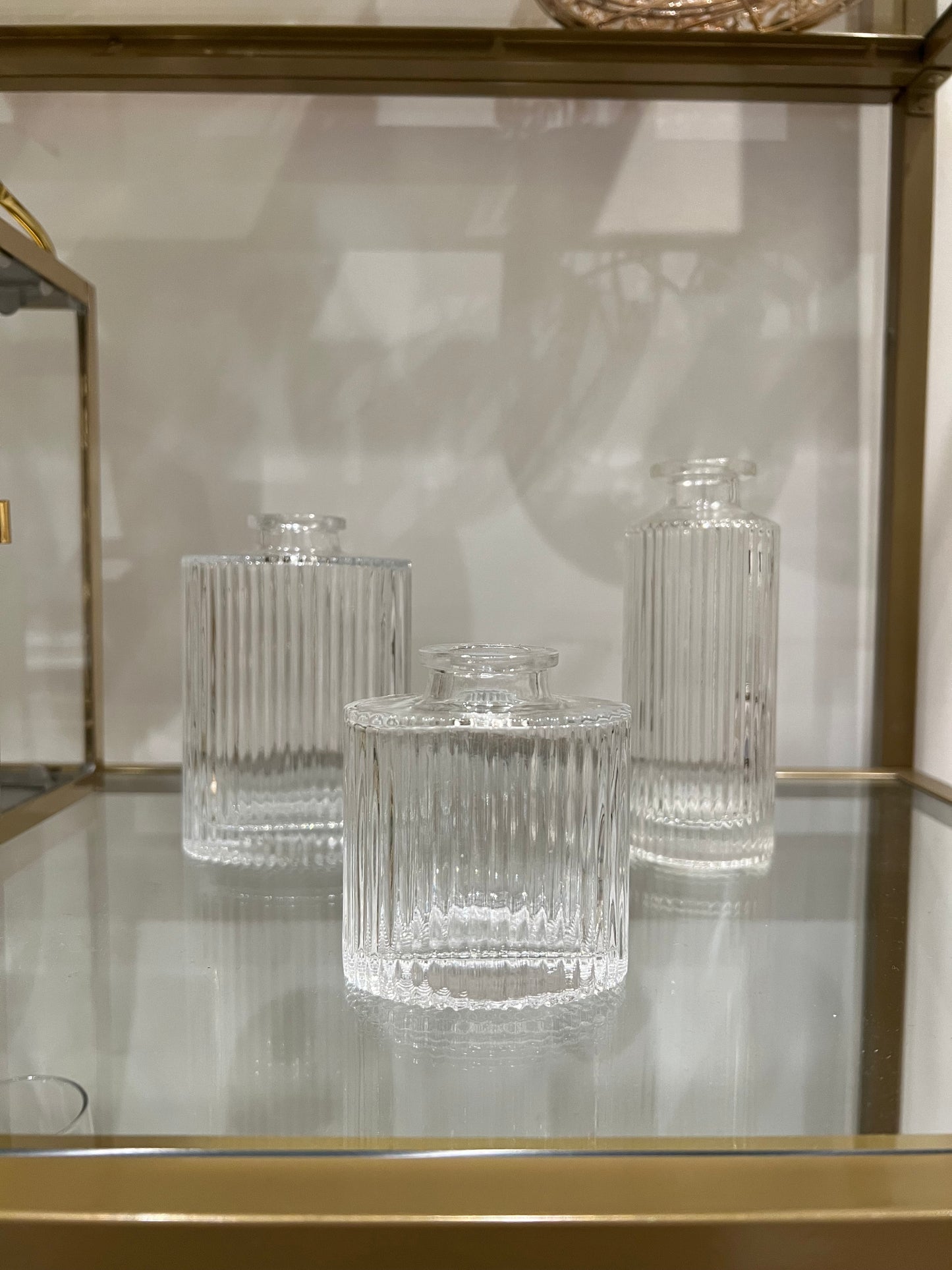 Alexa Ribbed Bud vases (Set of 3)