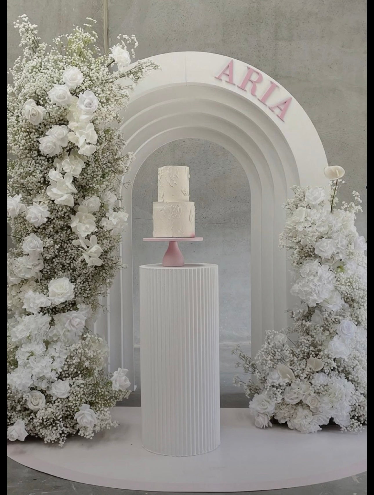 Round 3D Ripple Backdrop