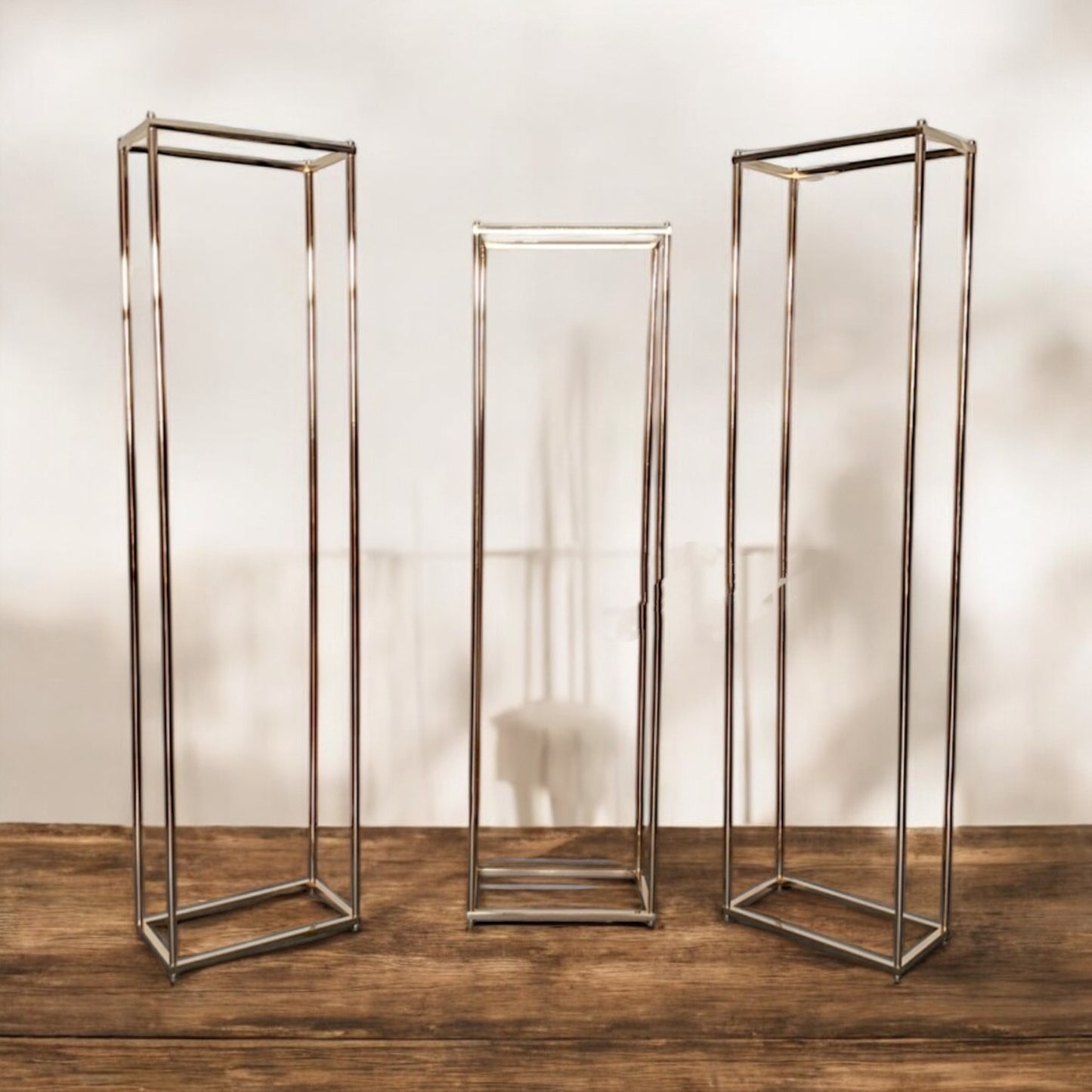 Large Gold Geo Stand