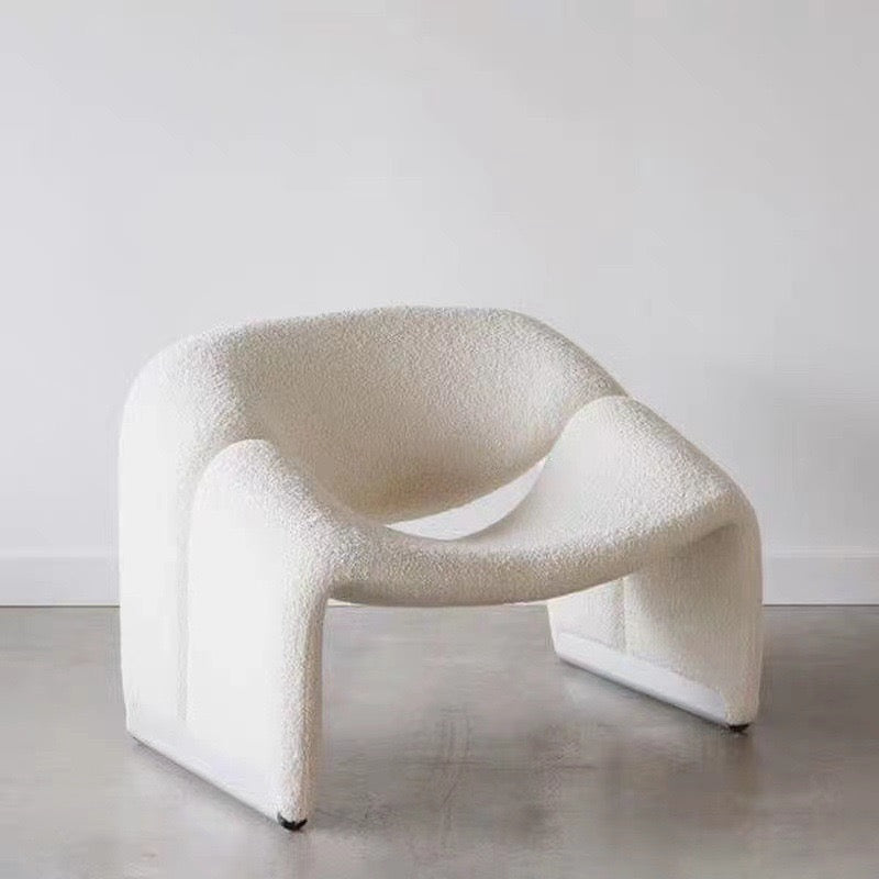 White Groovy Lounge Chair