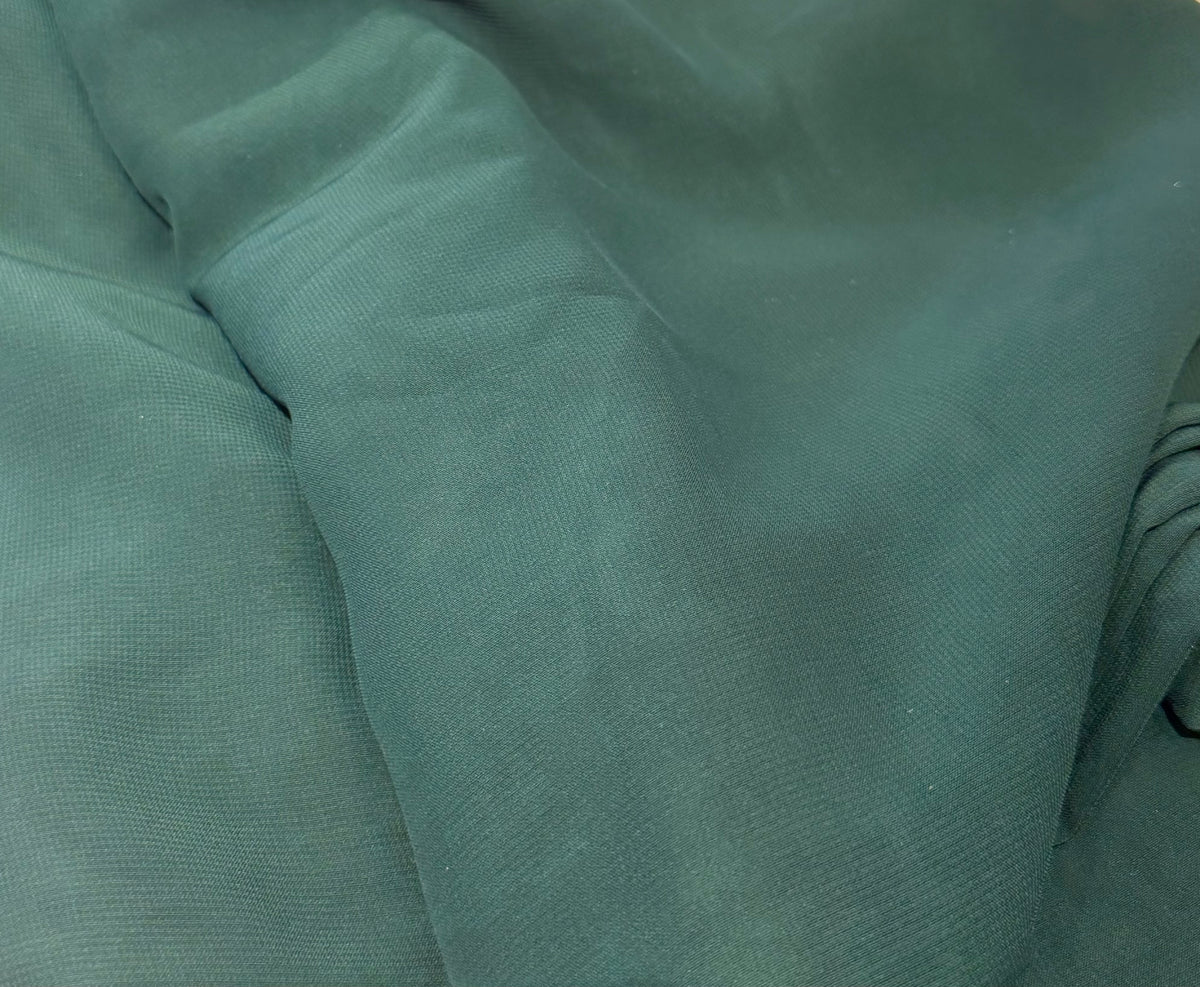 Emerald Green Chiffon Drape