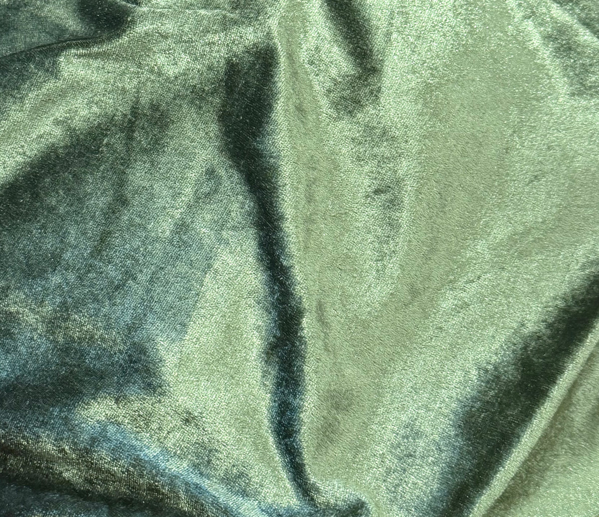 Sage Green Velvet Drape