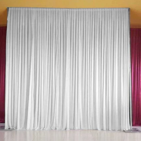 White Polyester Backdrop