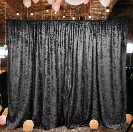 Black Velvet Backdrop