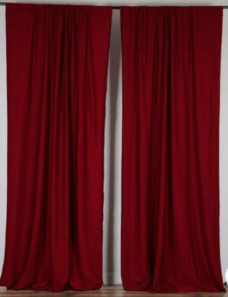 Burgundy Chiffon Backdrop