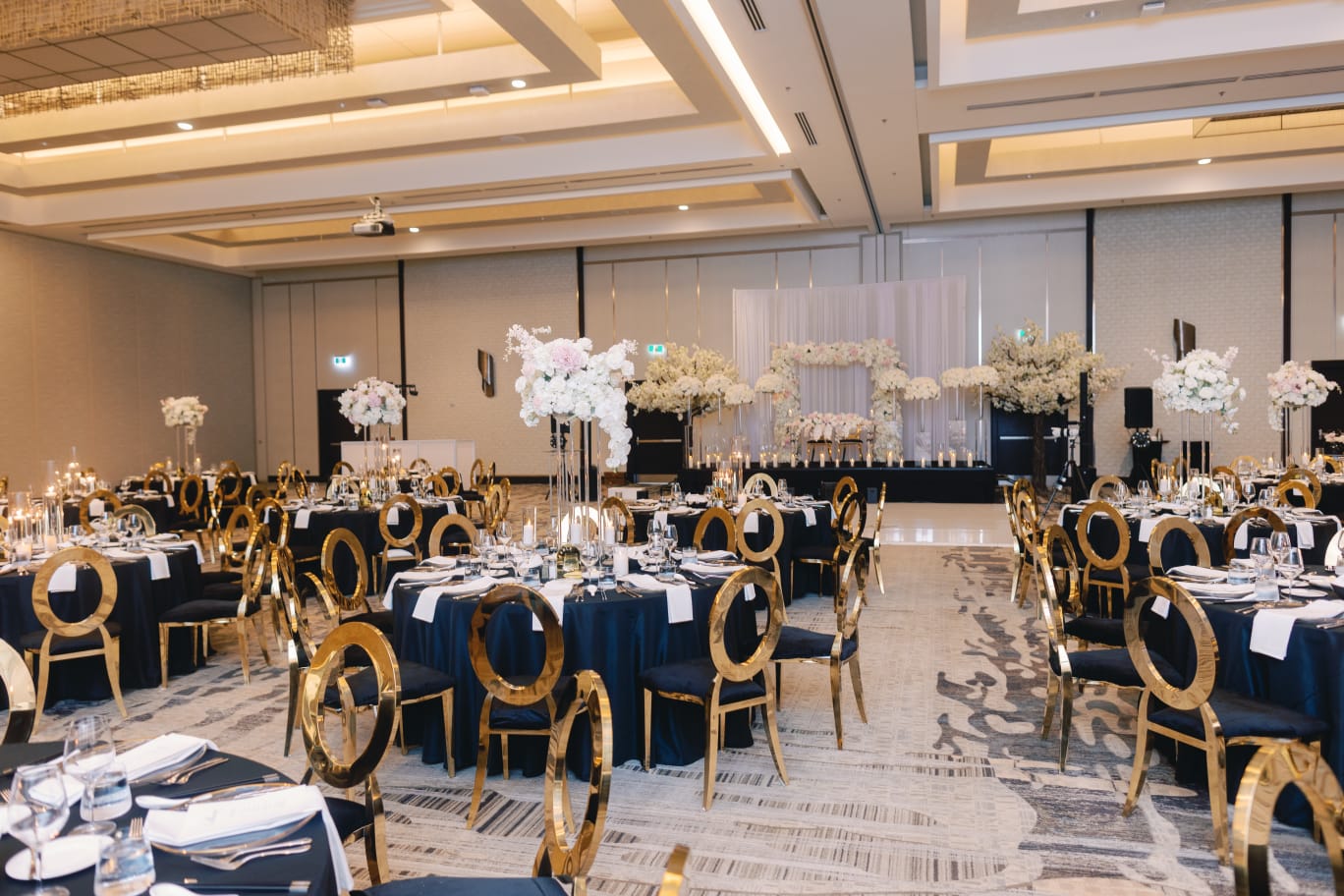 Black and Gold Luxe Chair