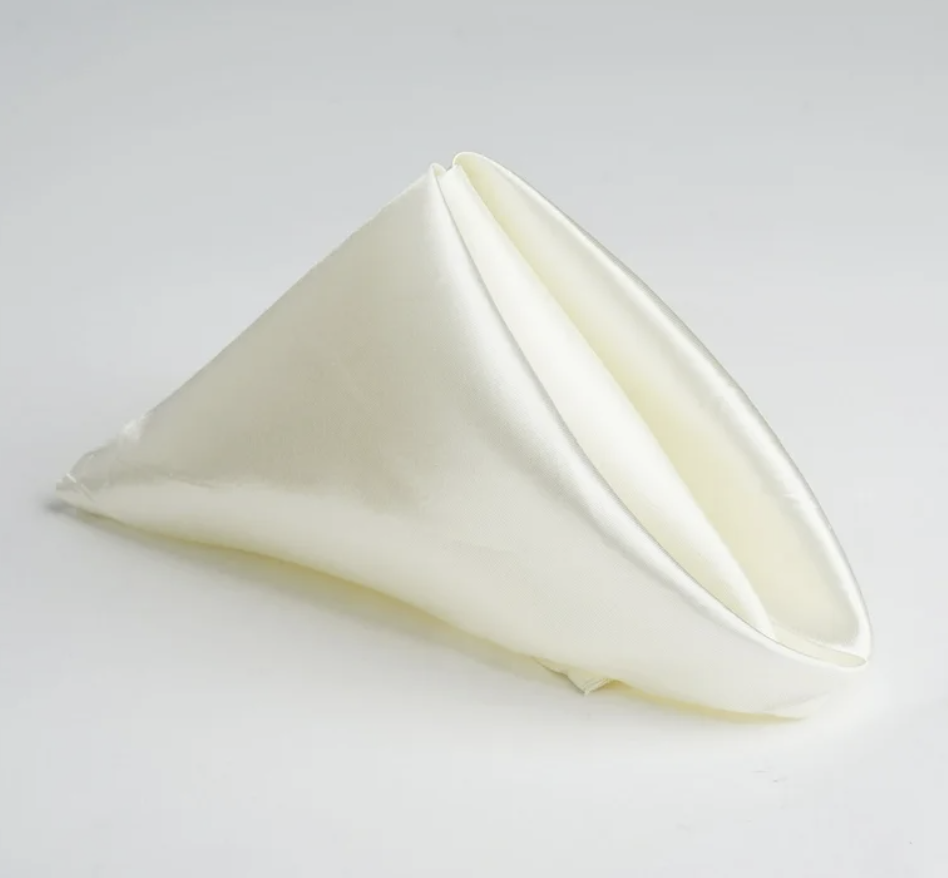 Satin Napkin 20"x20" - White