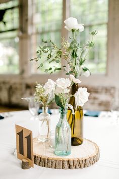 Wood Round Centrepiece
