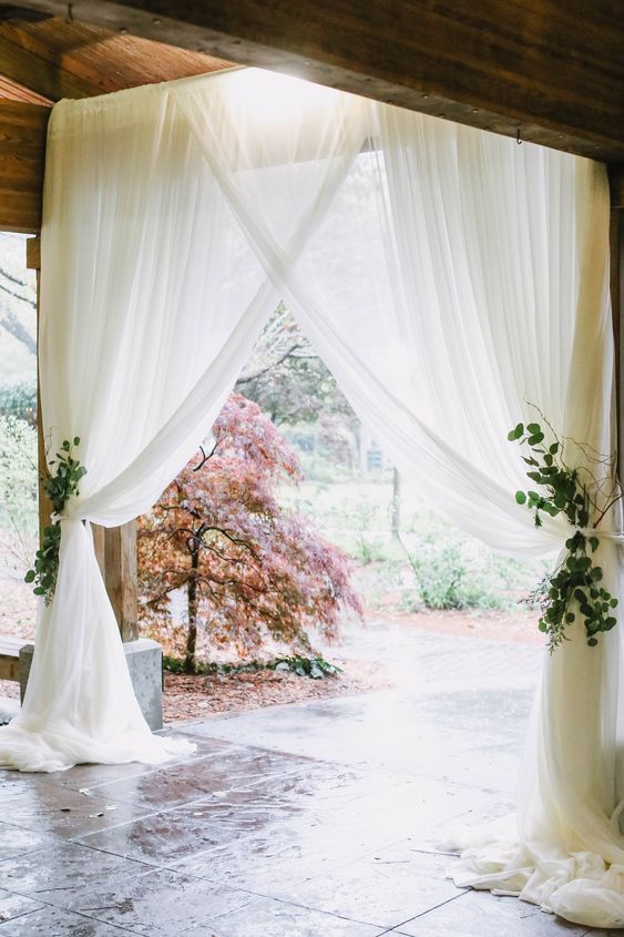 Elegant Entrance Draping - Transform Your Event's Entryway