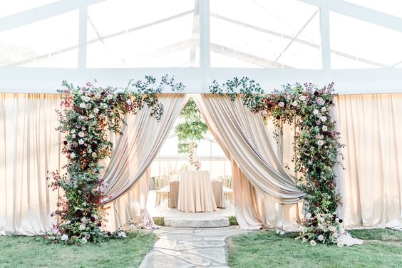 Elegant Entrance Draping - Transform Your Event's Entryway