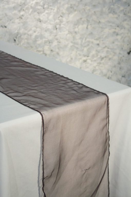 Aubergine Organza Runner