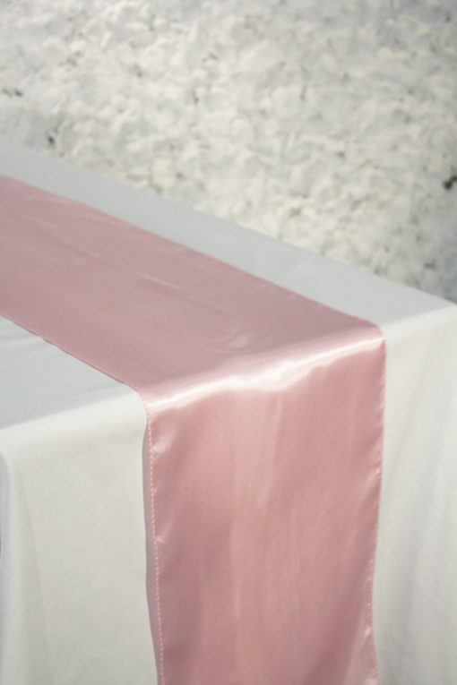Ballerina Pink Satin Runner