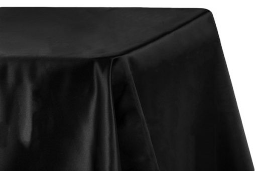 Black Polyester Linen