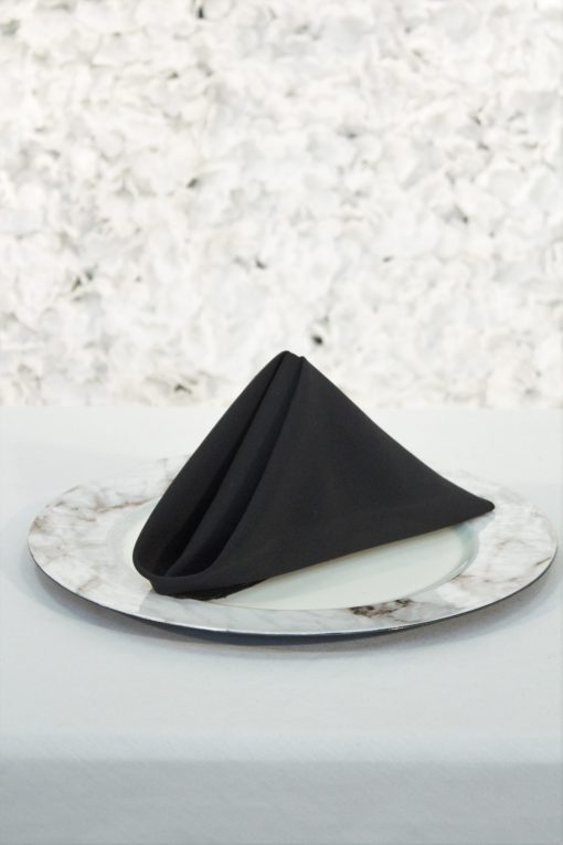 Black Polyester Napkins