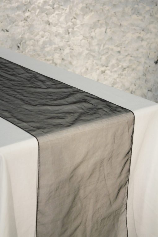 Black Organza Runner