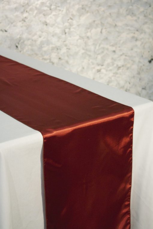 Bronze Satin Runner