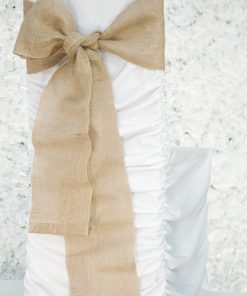 Burlap Sash