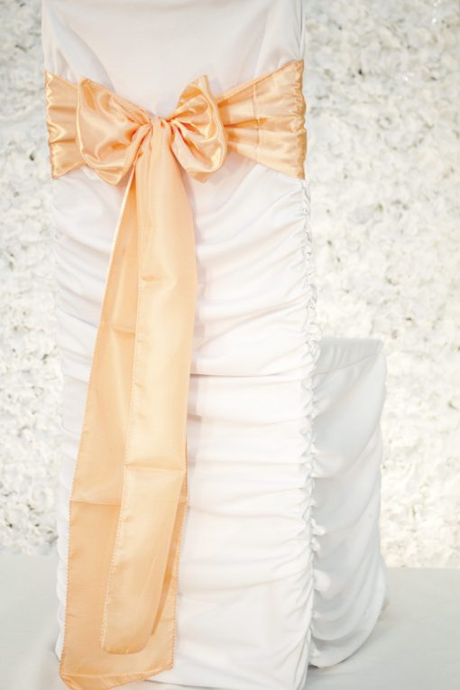 Cantelope Satin Sash