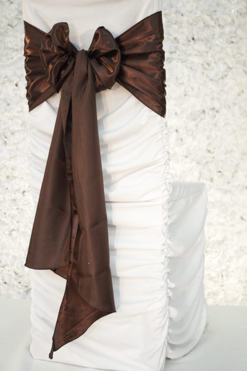 Chocolate Satin Sash