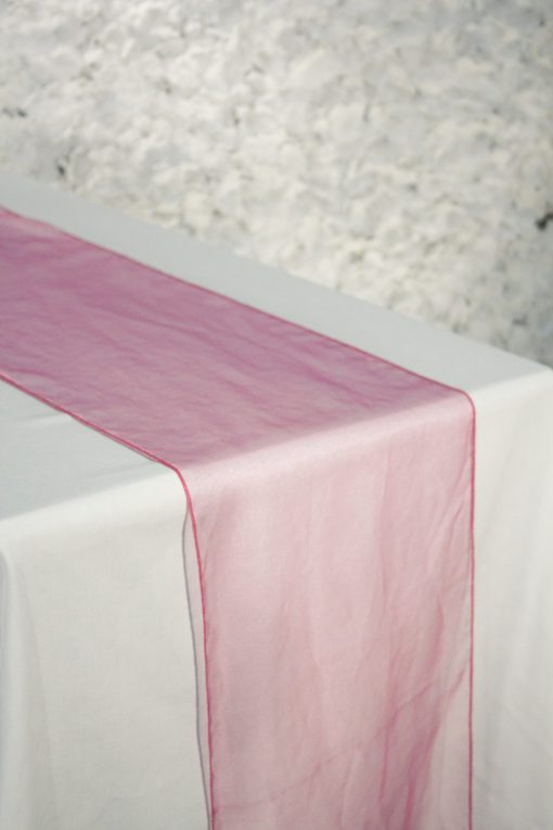 Fuschia Organza Runner