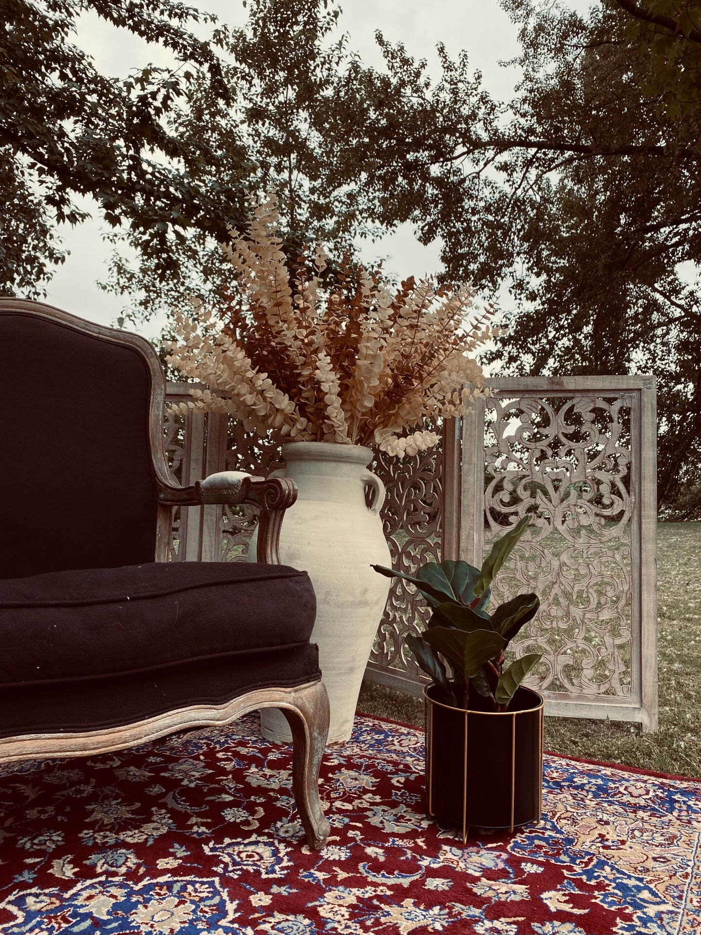 Large Ceramic Scandinavian Vase