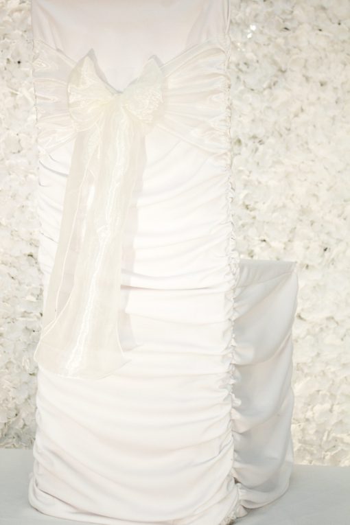 Ivory Organza Sash