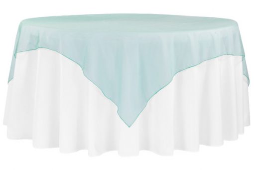 Organza Sky Blue Overlay - 90″ x 90″