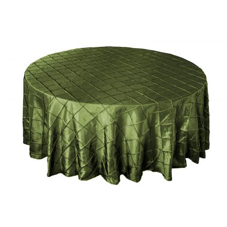 Pintuck Green Willow Overlay - 90″x90″