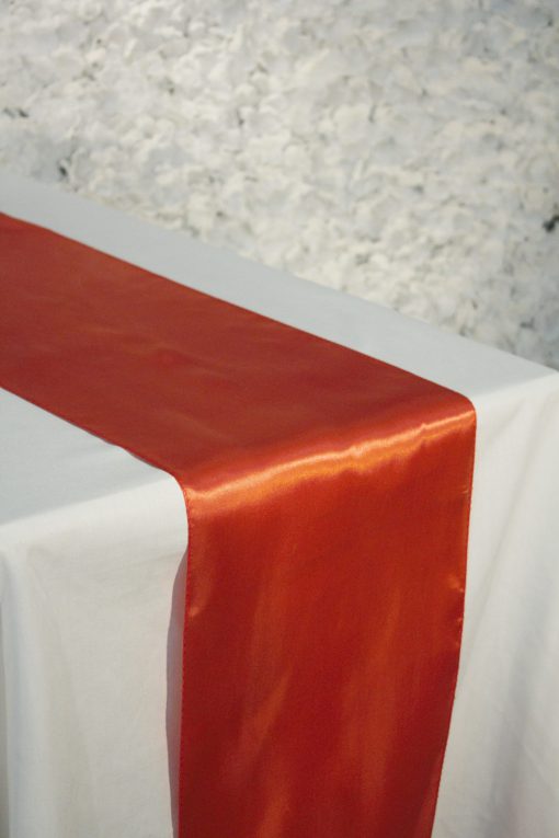 Pumpkin Satin Runner