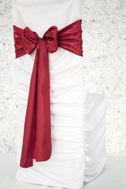 Red Satin Sash