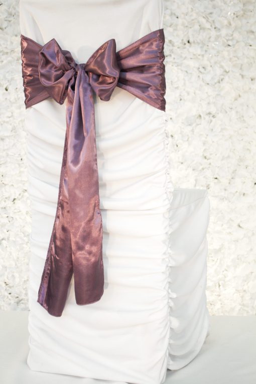 Regal Purple Satin Sash