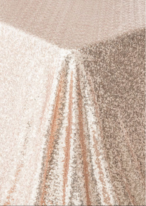 Sequin Rose Gold Overlay / Tablecloth