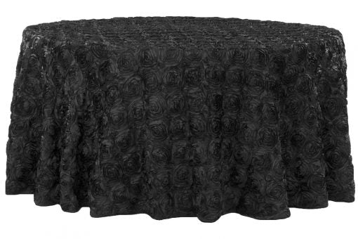 Rosette Black Overlay - 90″ x 90″