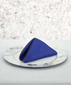 Royal Blue Polyester Napkins