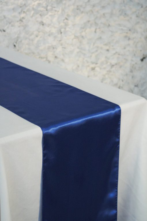 Royal Blue Satin Runner