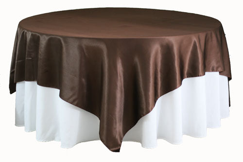 Satin Chocolate Overlay - 90″ x 90″