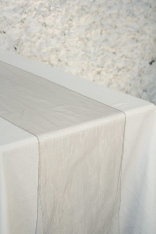 Silver Organza Runner