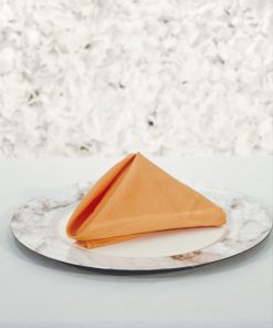 Tangerine Polyester Napkins