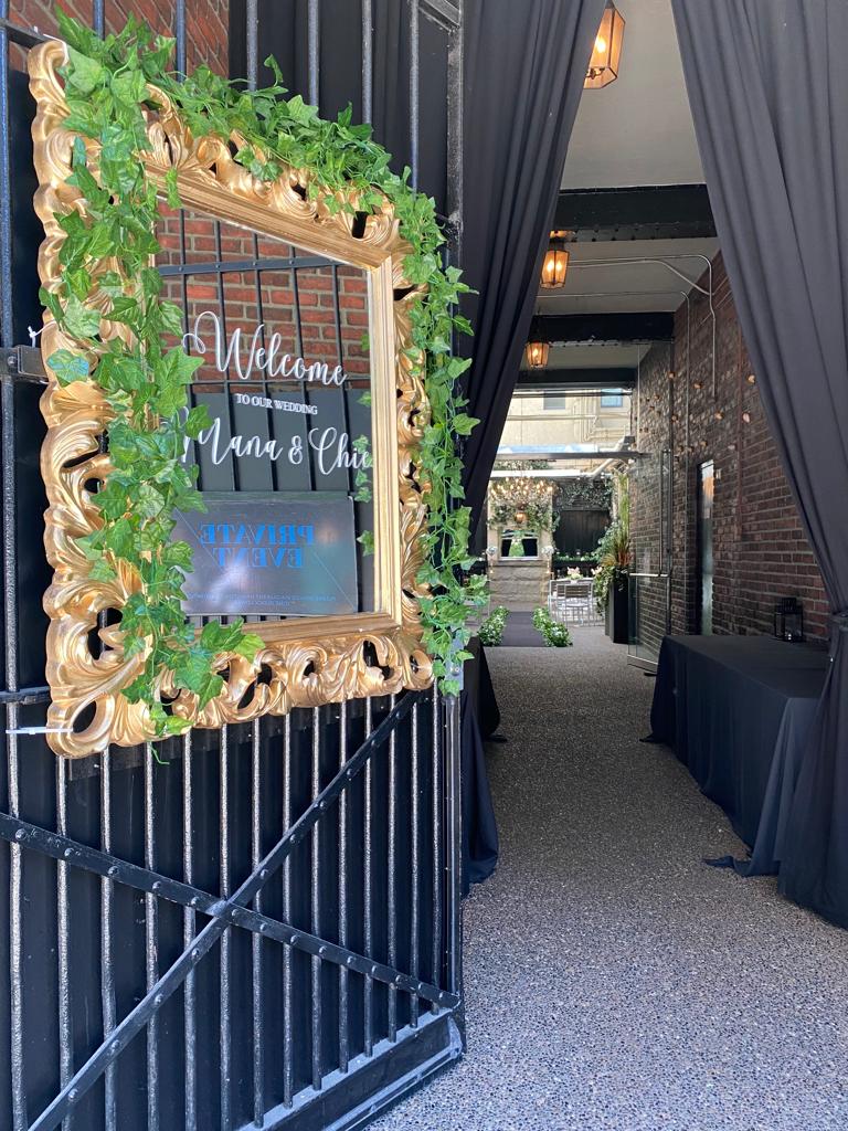 Large Gold Antique Mirror