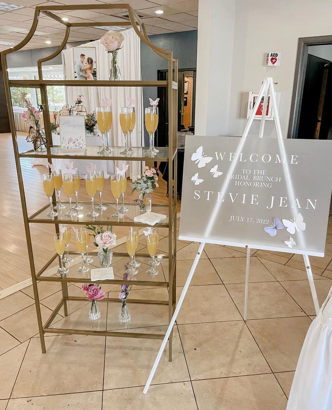 Gold and Glass Shelf