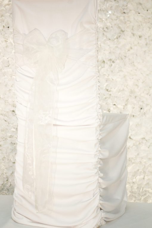 White Organza Sash