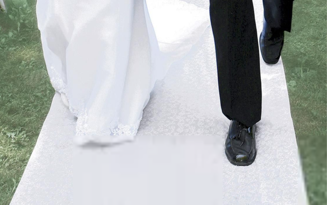 White Aisle Runner