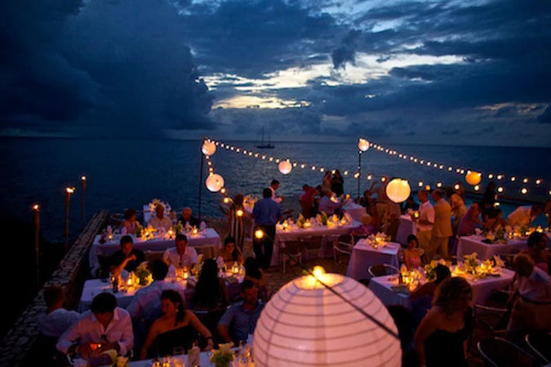 White Paper Lanterns