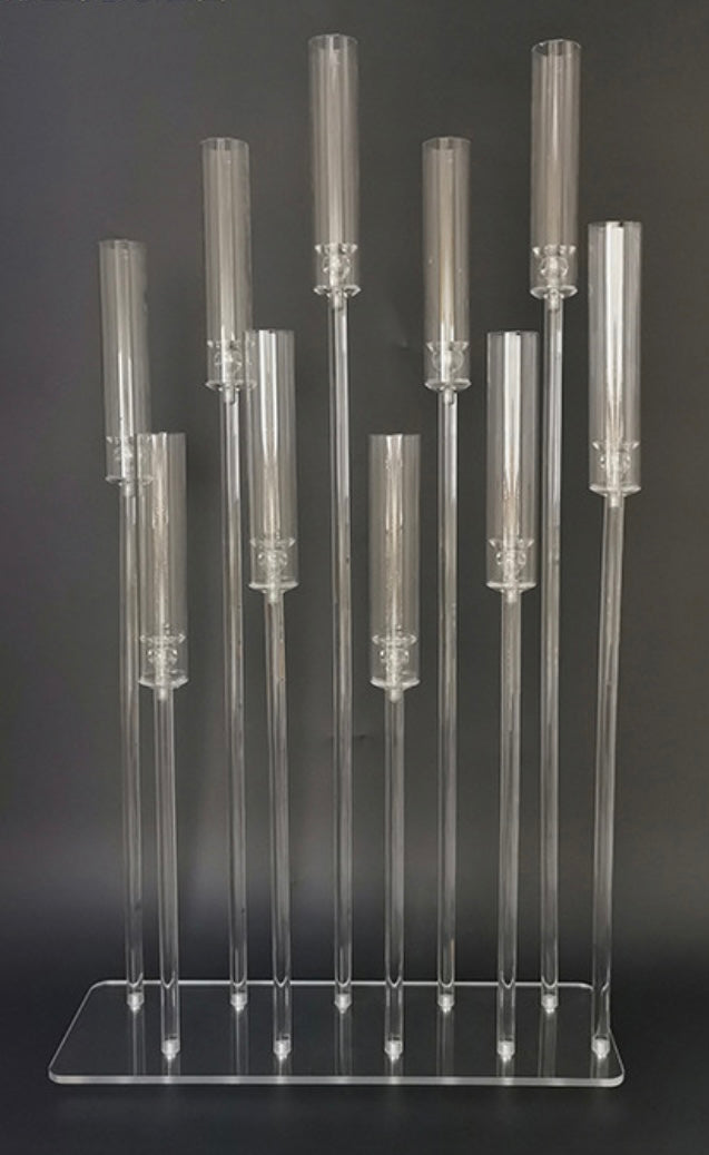 Rectangle Acrylic Candle Centerpiece Holder