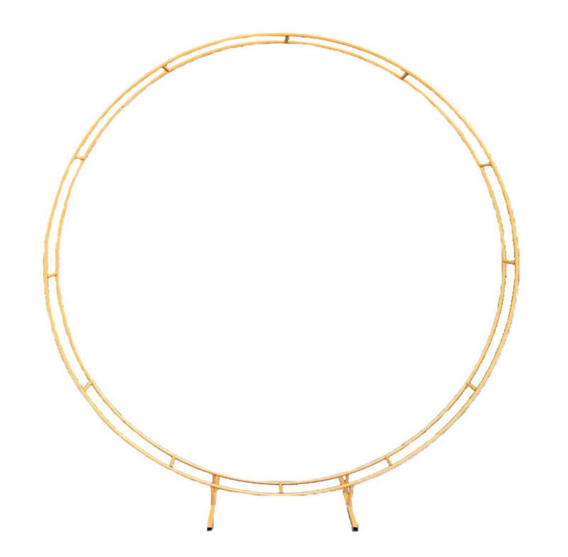 Gold-coloured Round Metal Arch, simple and elegant design