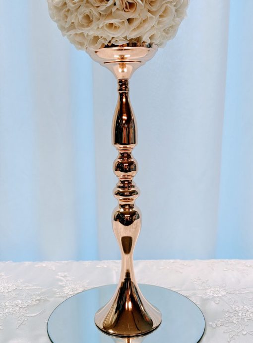 Rose Gold Floral Stand