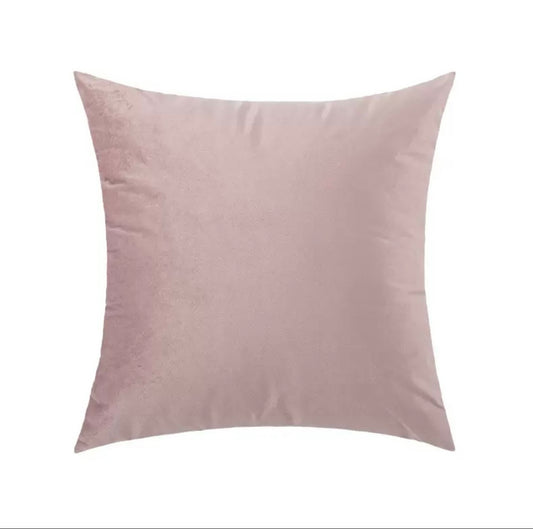Blush Pink Velvet Cushion