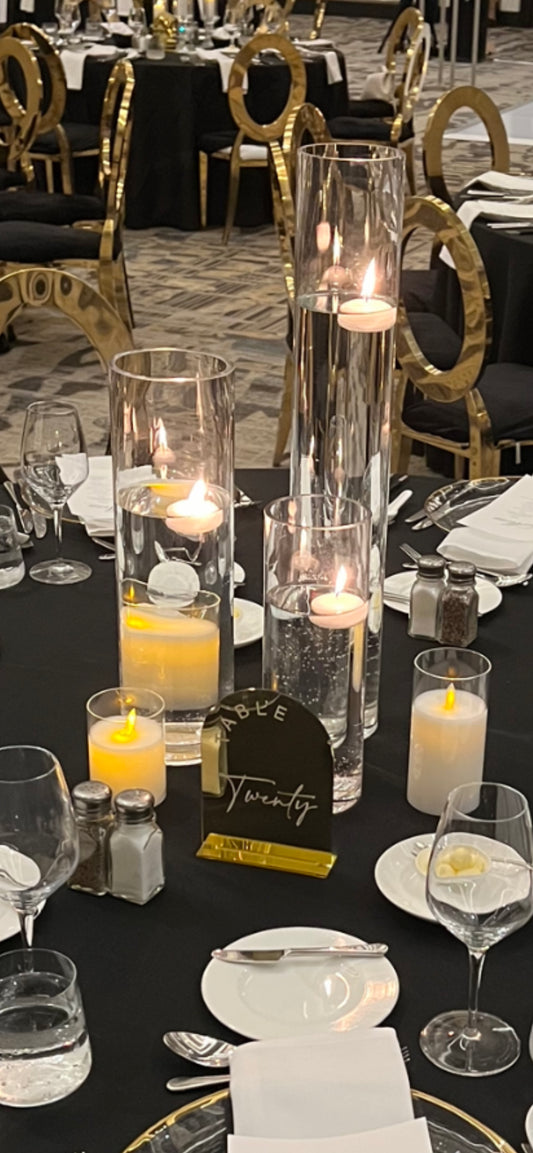 Gold Acrylic Table Numbers