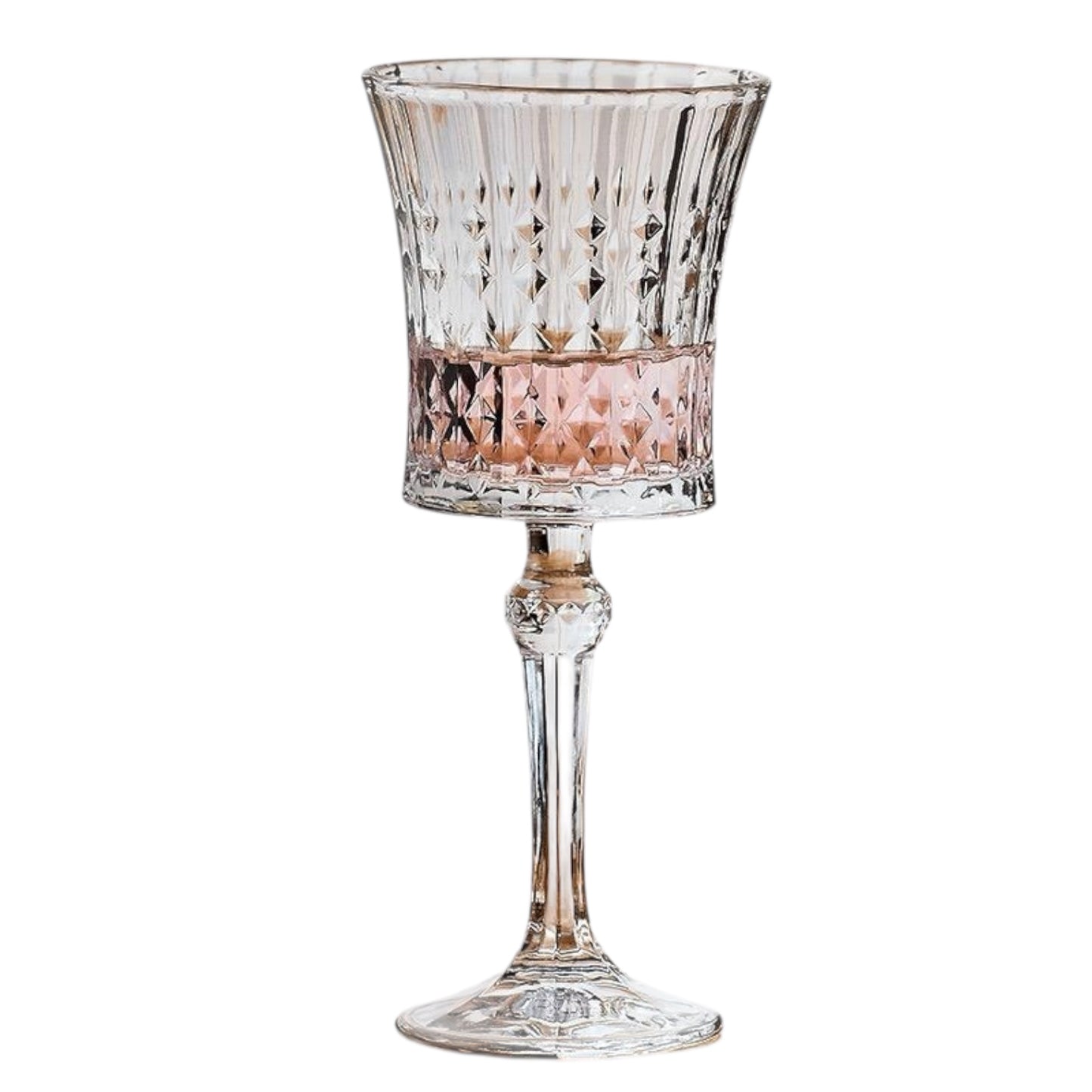 Crystal Cut Wine Glass - Tall 270ml